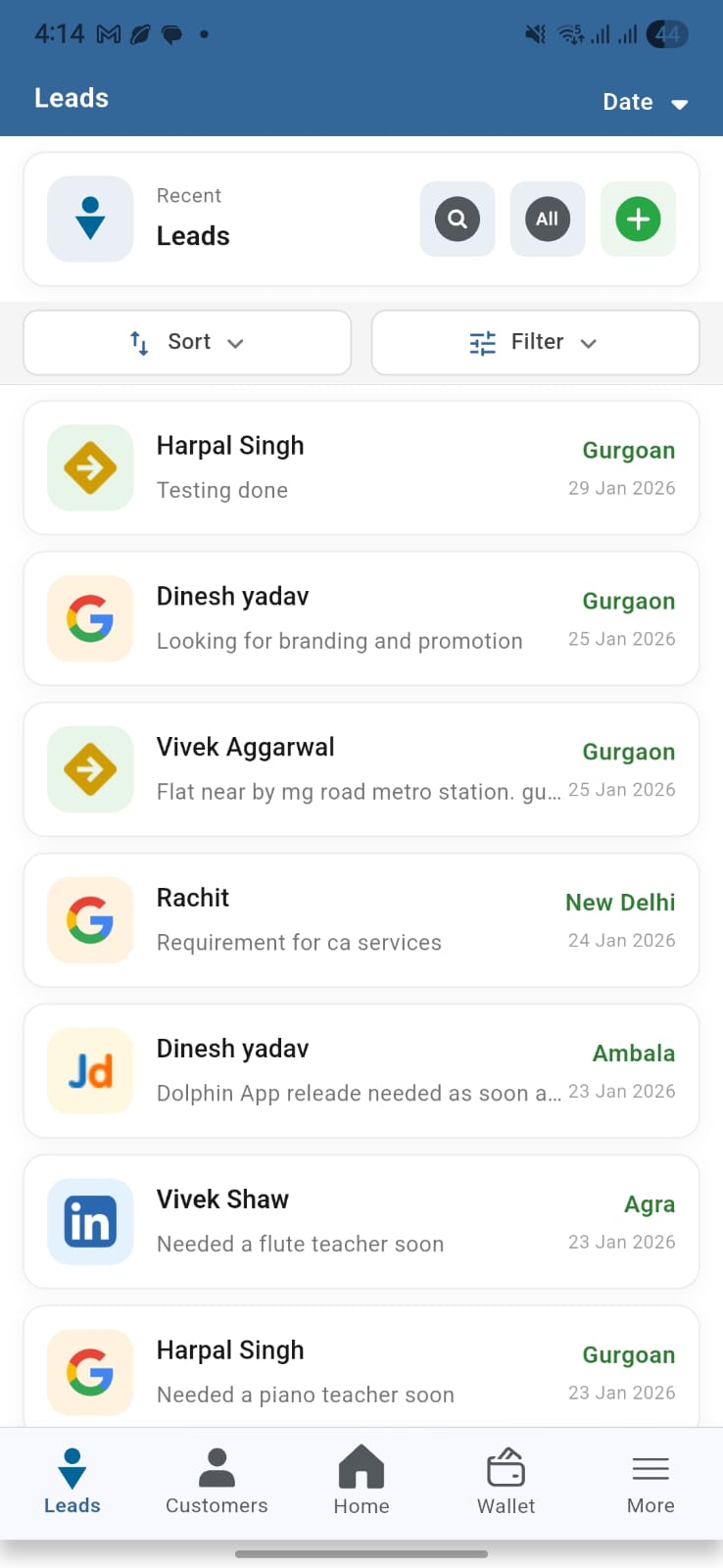 Dolphin CRM Mobile App